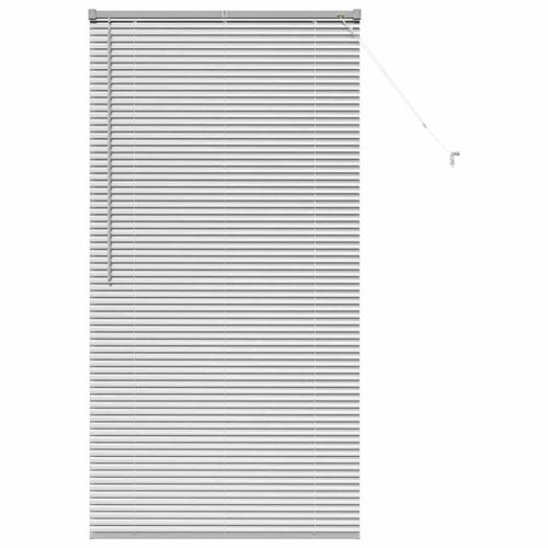 Щора за прозорец С завеси Сребрист Алуминий