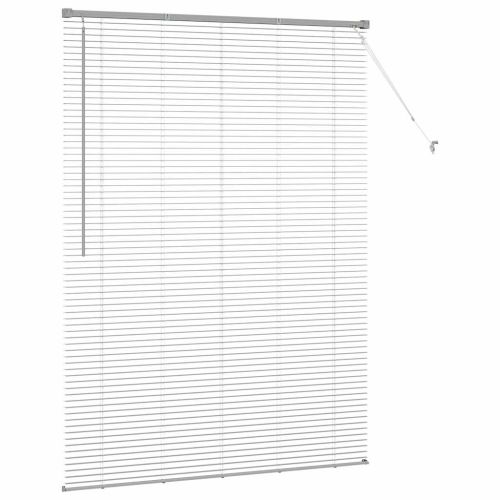 Щора за прозорец С завеси Сребрист Алуминий