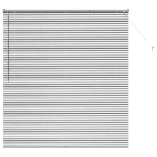 Щора за прозорец С завеси Сребрист Алуминий