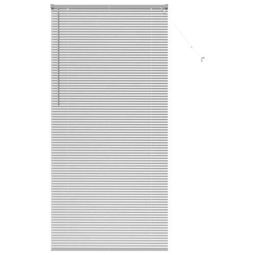 Щора за прозорец С завеси Сребрист Алуминий