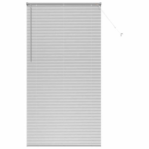 Щора за прозорец С завеси Сребрист Алуминий