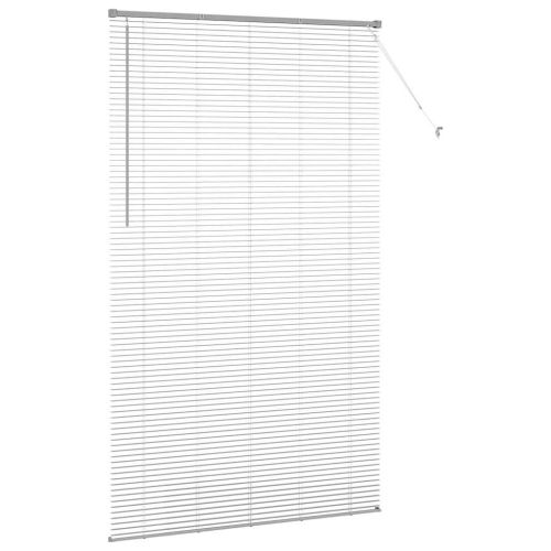 Щора за прозорец С завеси Сребрист Алуминий