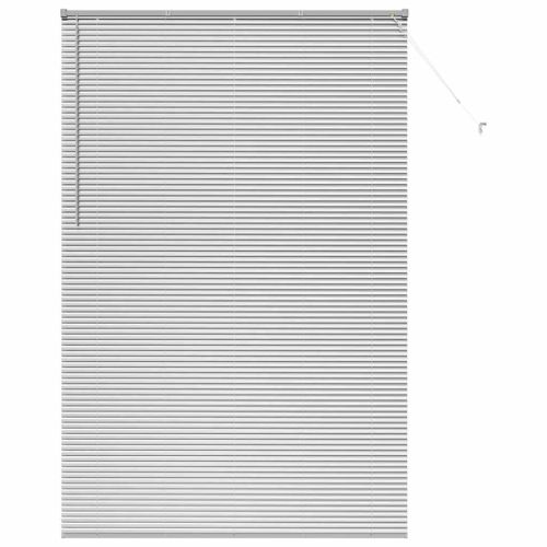 Щора за прозорец С завеси Сребрист Алуминий