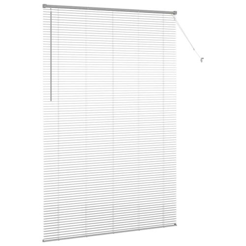 Вертикални щори С завеси Сребрист 220x150см Алуминий