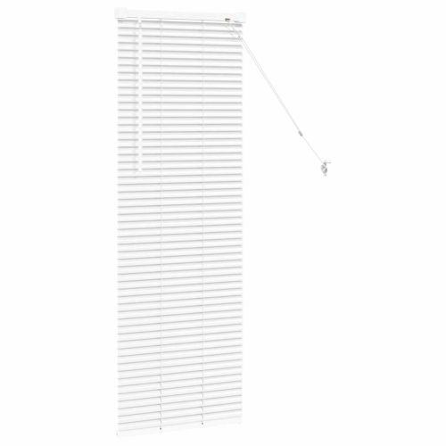 Щора за прозорец С завеси Бяло Алуминий