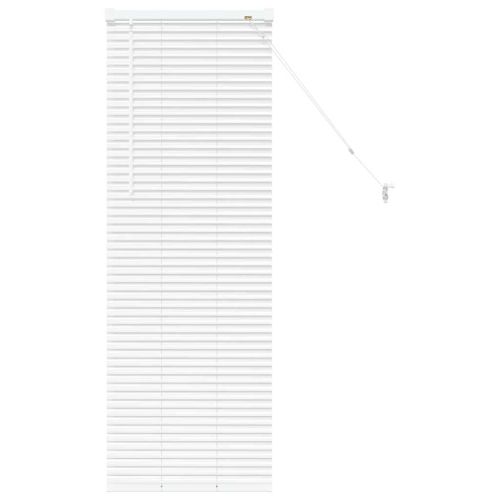 Щора за прозорец С завеси Бяло Алуминий