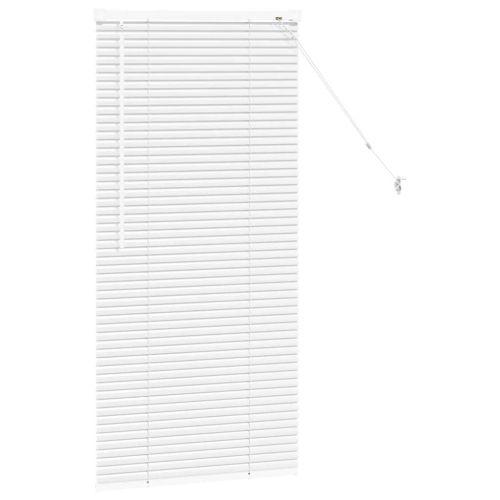 Щора за прозорец С завеси Бяло Алуминий
