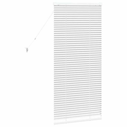 Щора за прозорец С завеси Бяло Алуминий