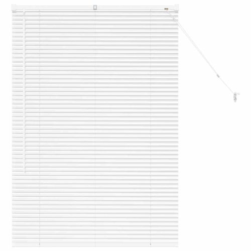 Щора за прозорец С завеси Бяло Алуминий