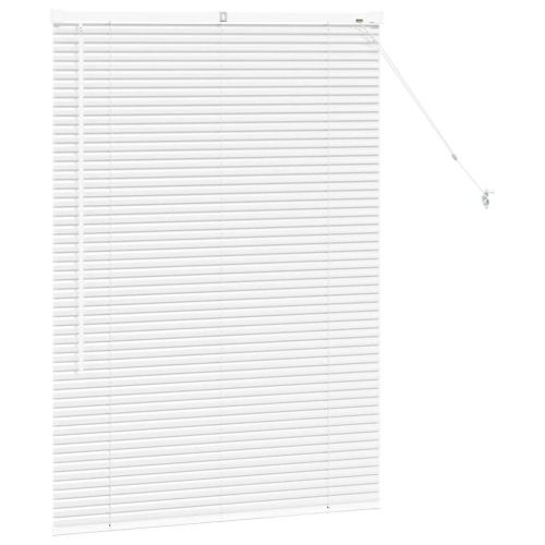 Щора за прозорец С завеси Бяло Алуминий