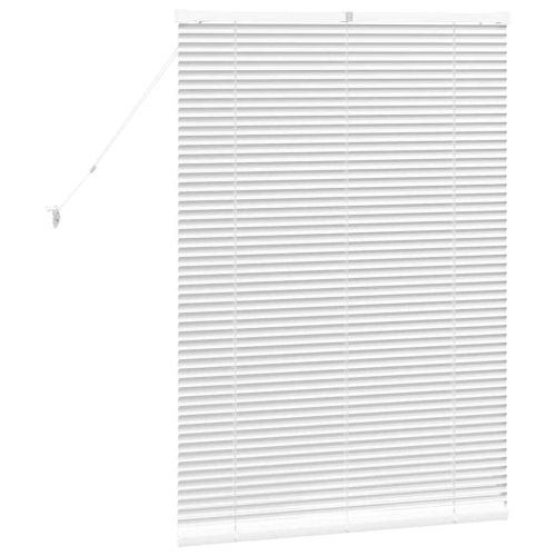 Щора за прозорец С завеси Бяло Алуминий