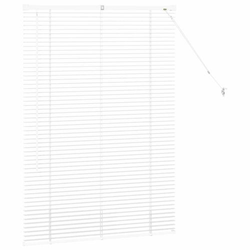 Щора за прозорец С завеси Бяло Алуминий