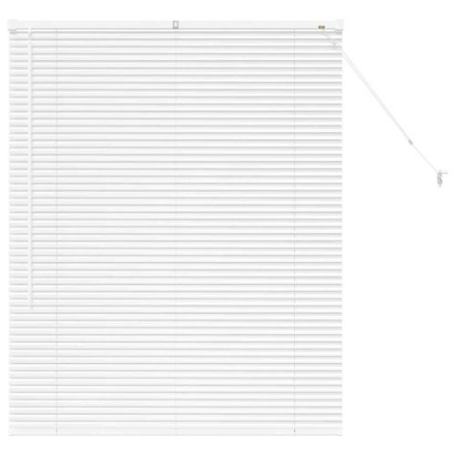 Щора за прозорец С завеси Бяло Алуминий