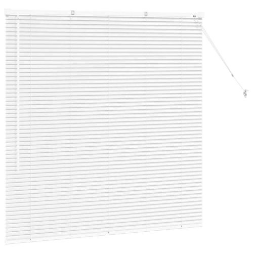 Щора за прозорец С завеси Бяло Алуминий
