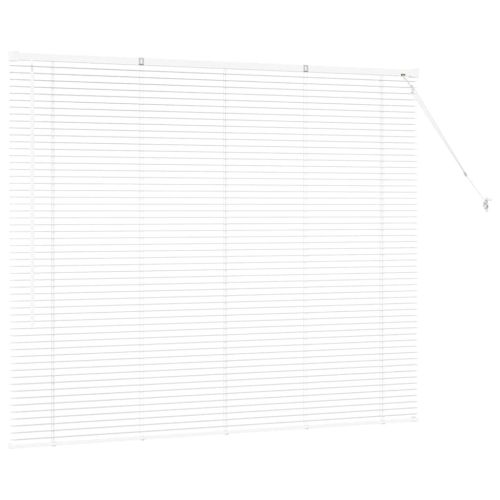 Щора за прозорец С завеси Бяло Алуминий