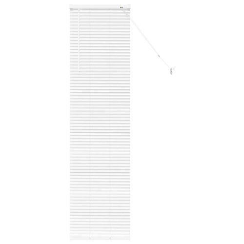 Щора за прозорец С завеси Бяло Алуминий