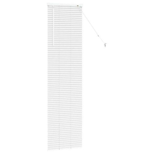 Щора за прозорец С завеси Бяло Алуминий