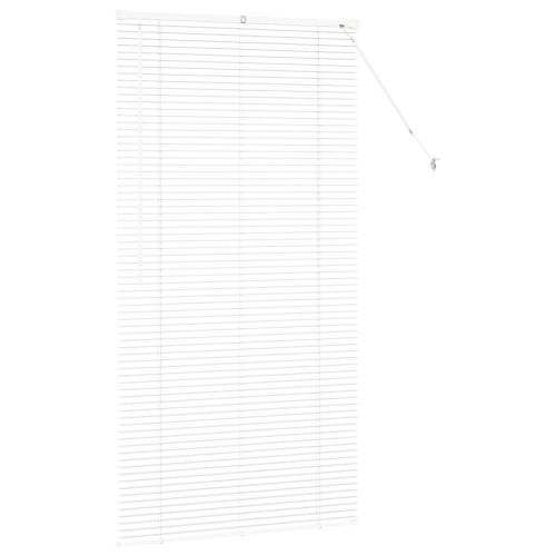 Вертикални щори С завеси Бяло 175 x 85 см Алуминий