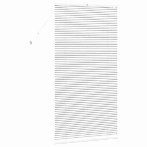 Вертикални щори С завеси Бяло 175 x 90 см Алуминий