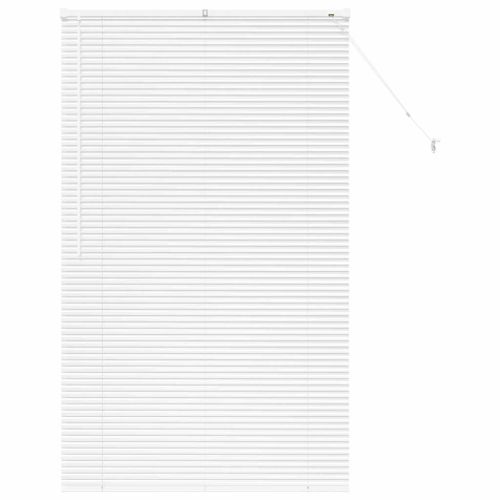 Щора за прозорец С завеси Бяло Алуминий