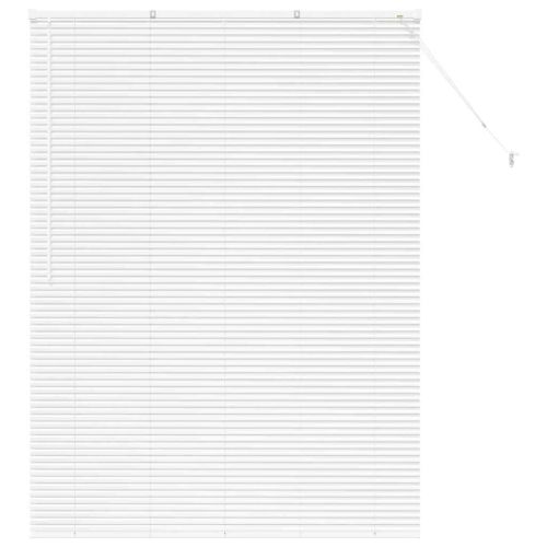 Щора за прозорец С завеси Бяло Алуминий