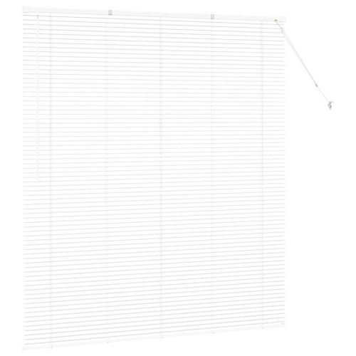 Вертикални щори С завеси Бяло 175 x 160 см Алуминий