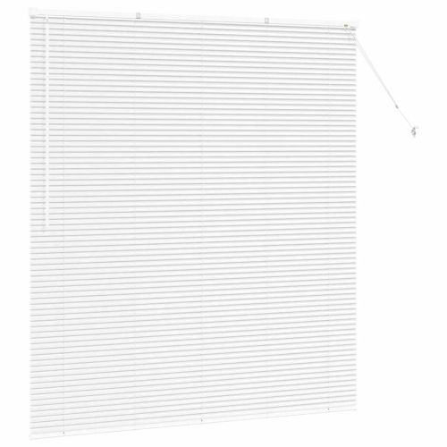 Вертикални щори С завеси Бяло 175 x 160 см Алуминий