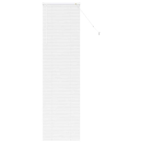 Щора за прозорец С завеси Бяло Алуминий