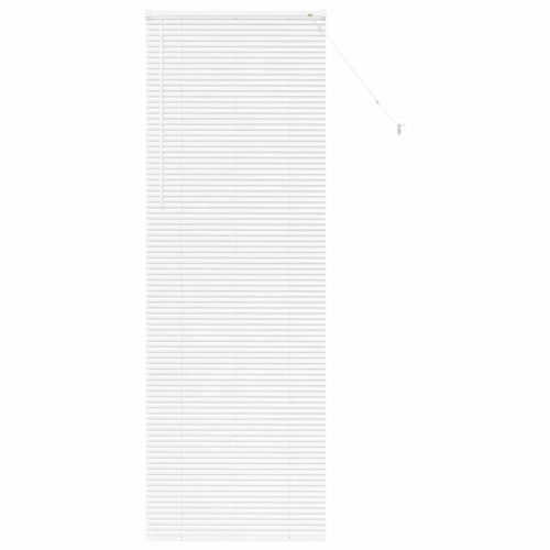 Щора за прозорец С завеси Бяло Алуминий