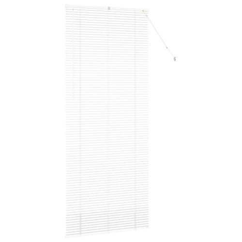 Щора за прозорец С завеси Бяло Алуминий