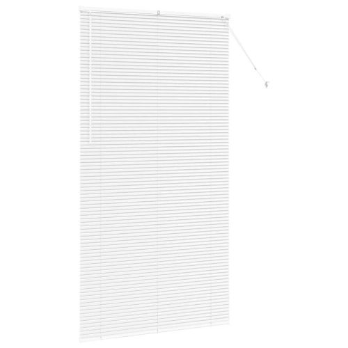 Щора за прозорец С завеси Бяло Алуминий