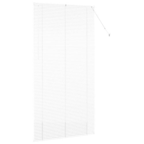 Щора за прозорец С завеси Бяло Алуминий