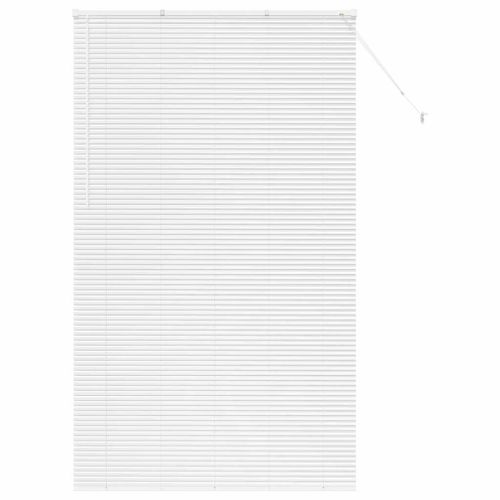 Щора за прозорец С завеси Бяло Алуминий