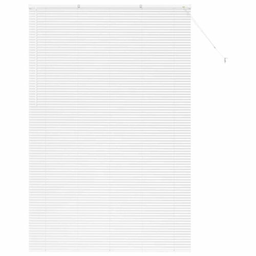 Щора за прозорец С завеси Бяло Алуминий