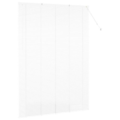 Щора за прозорец С завеси Бяло Алуминий