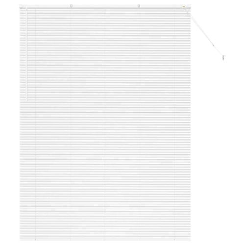 Щора за прозорец С завеси Бяло Алуминий