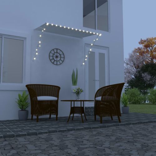 Сенник с падащо рамо с LED, 200x150 см, кремав