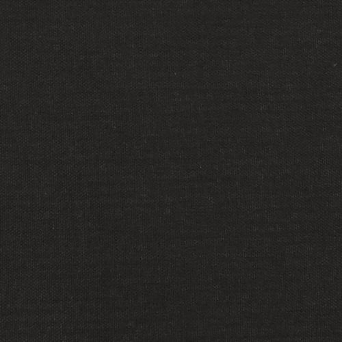 Люлеещ фотьойл с крака от каучук масив, черен, текстил