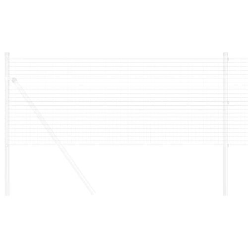 Заварена мрежа ограда Сребрист 0.8 x 25 m