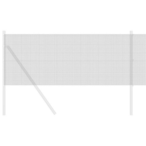 Заварена мрежа ограда Сив 0.8 x 10 m