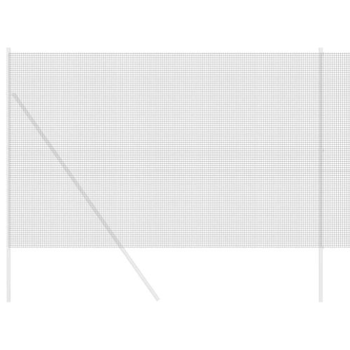 Заварена мрежа ограда Сив 1.6 x 10 m