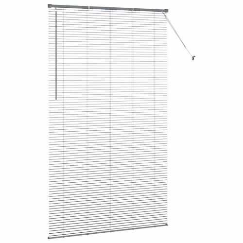 Вертикални щори С завеси Тъмен сив 220 x 130 см Алуминий