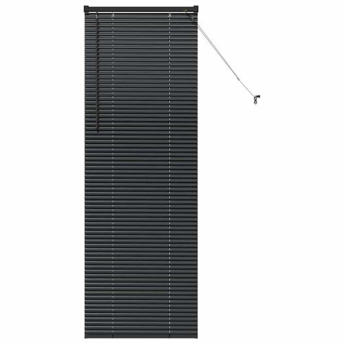 Щора за прозорец С завеси Черно Алуминий