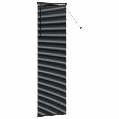 Щора за прозорец С завеси Черно Алуминий