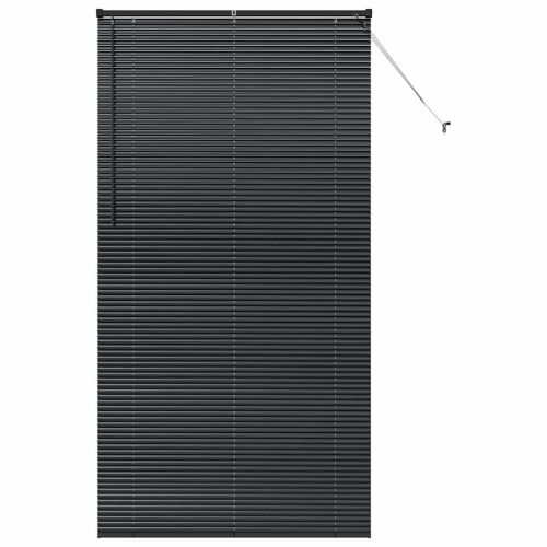 Щора за прозорец С завеси Черно Алуминий