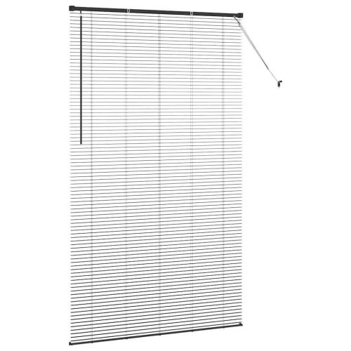 Щора за прозорец С завеси Черно Алуминий