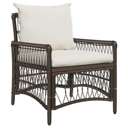 Градински стол Кафяво 60 x 70 x 78 см полиратан