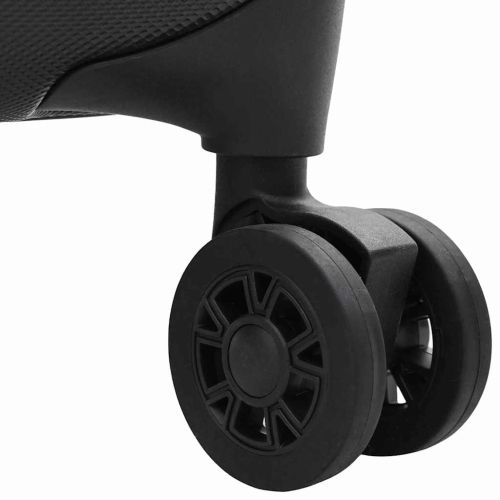 Куфар с заключване Черно 34 x 23 x 55.5 см ABS пластмаса