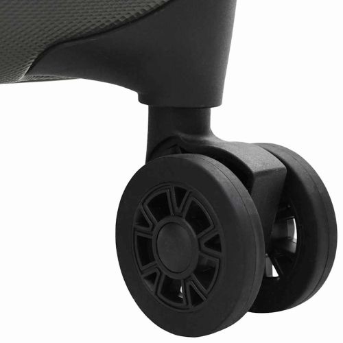 Куфар с заключване Тъмносив 50 x 30 x 76 см ABS пластмаса