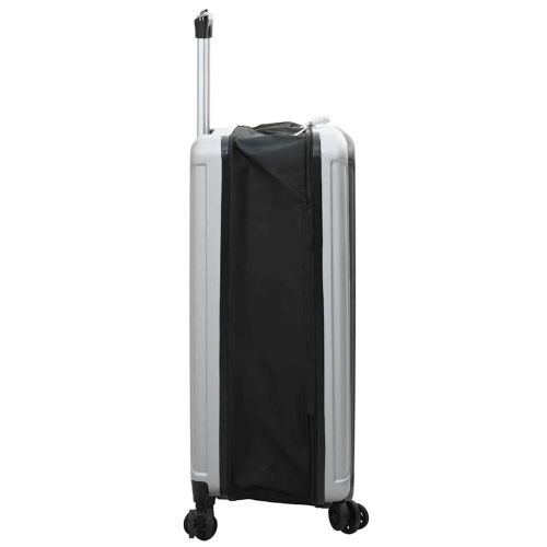 Куфар с заключване Сребрист 50 x 30 x 76 см ABS пластмаса